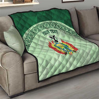 Custom La Verde Bolivia Football Quilt Est 1926 Newest Version - Wonder Print Shop