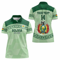 Custom La Verde Bolivia Football Women Polo Shirt Est 1926 Newest Version - Wonder Print Shop