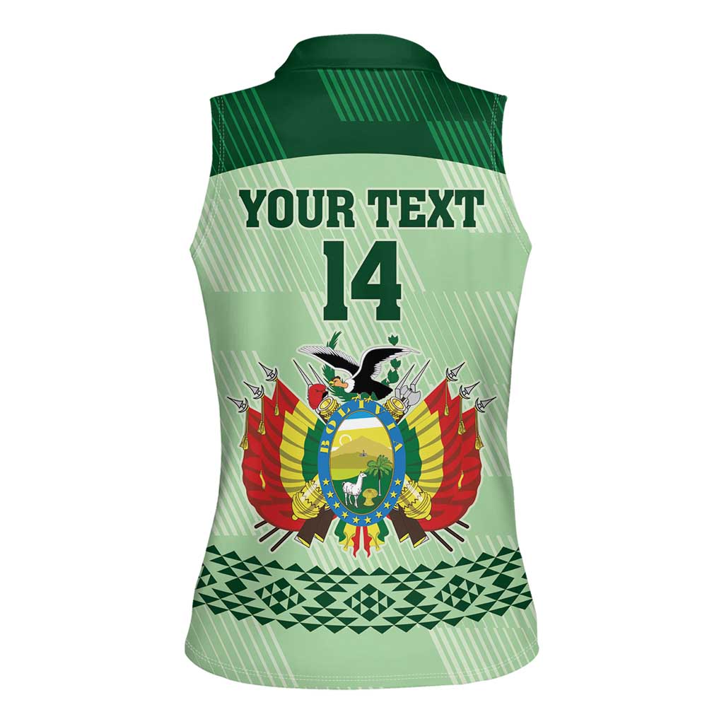 Custom La Verde Bolivia Football Women Sleeveless Polo Shirt Est 1926 Newest Version - Wonder Print Shop