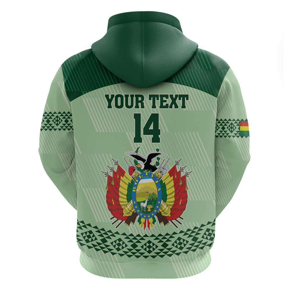 Custom La Verde Bolivia Football Zip Hoodie Est 1926 Newest Version - Wonder Print Shop
