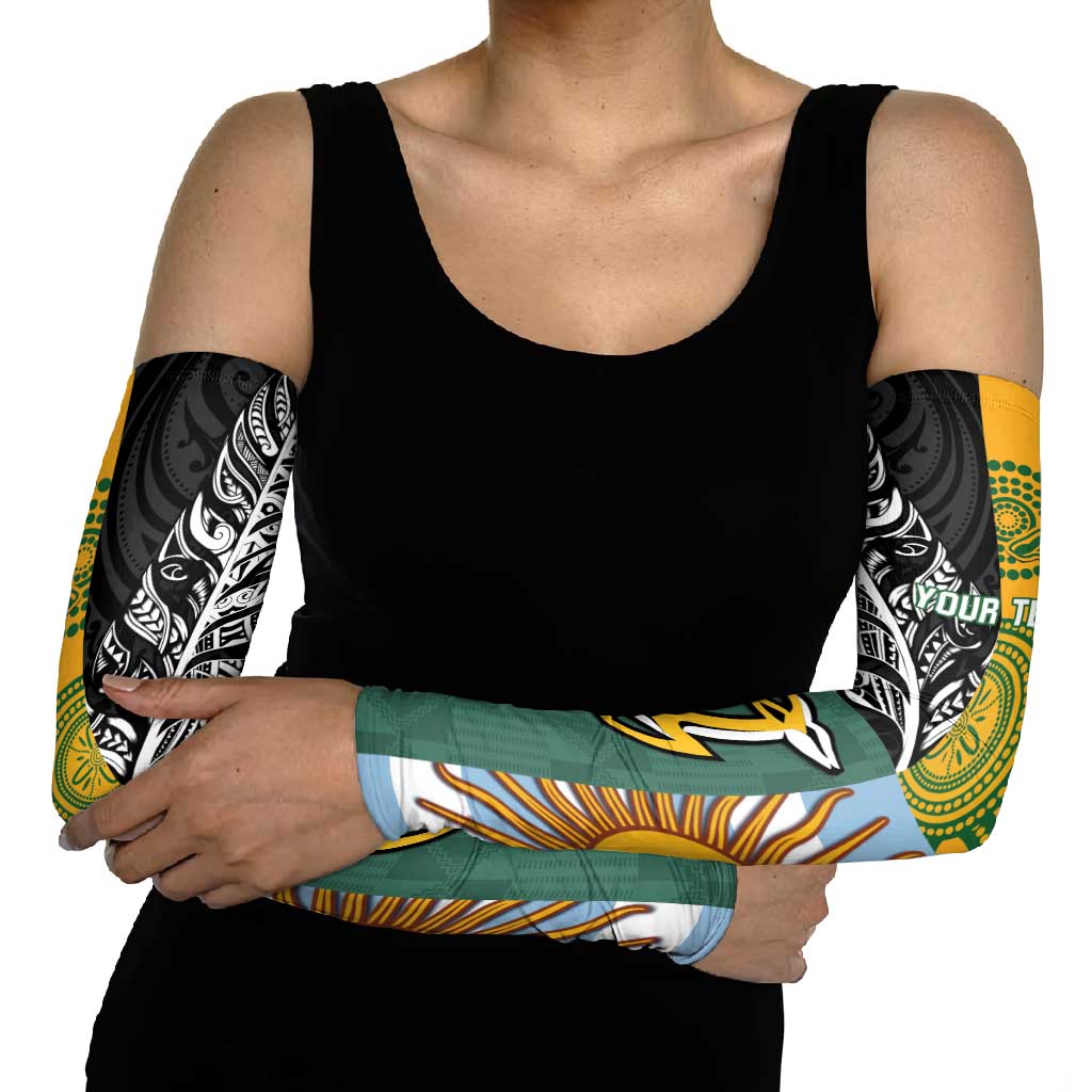 Personalised Rugby 2025 Championship Arm Sleeves Combination of Southern Hemisphere Countries - Wonder Print Shop