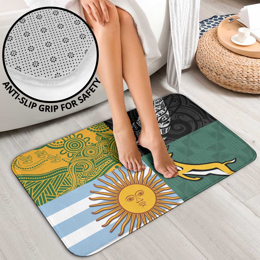 Rugby 2025 Championship Bathroom Set Combination of Southern Hemisphere Countries - Wonder Print Shop