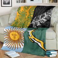 Rugby 2025 Championship Blanket Combination of Southern Hemisphere Countries - Wonder Print Shop