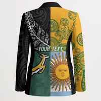 Personalised Rugby 2025 Championship Blazer Combination of Southern Hemisphere Countries - Wonder Print Shop