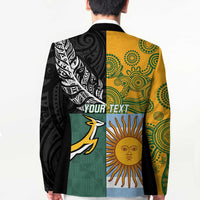 Personalised Rugby 2025 Championship Blazer Combination of Southern Hemisphere Countries - Wonder Print Shop