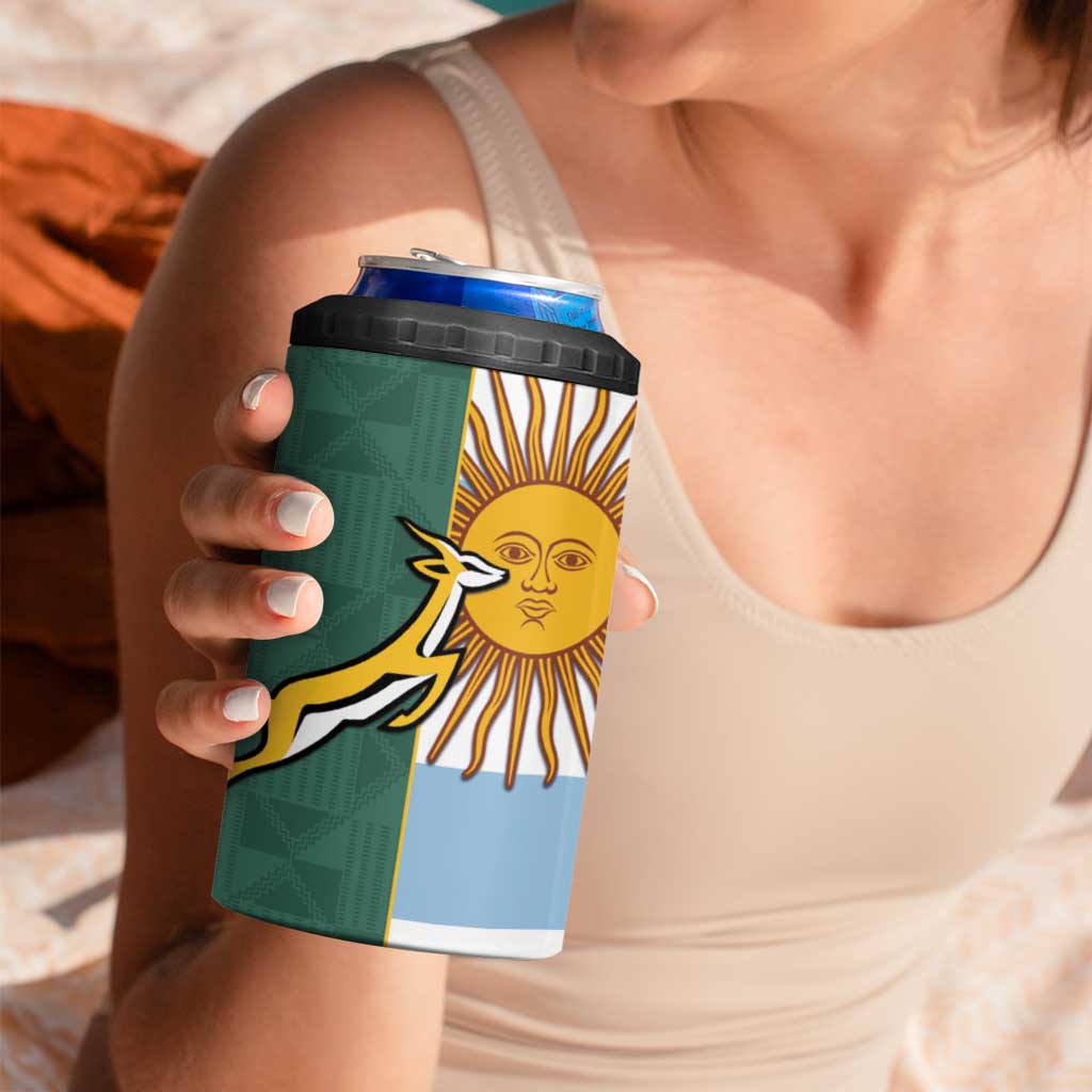Rugby 2025 Championship 4 in 1 Can Cooler Tumbler Combination of Southern Hemisphere Countries - Wonder Print Shop