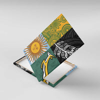 Rugby 2025 Championship Canvas Wall Art Combination of Southern Hemisphere Countries - Wonder Print Shop