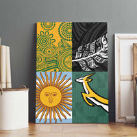 Rugby 2025 Championship Canvas Wall Art Combination of Southern Hemisphere Countries - Wonder Print Shop