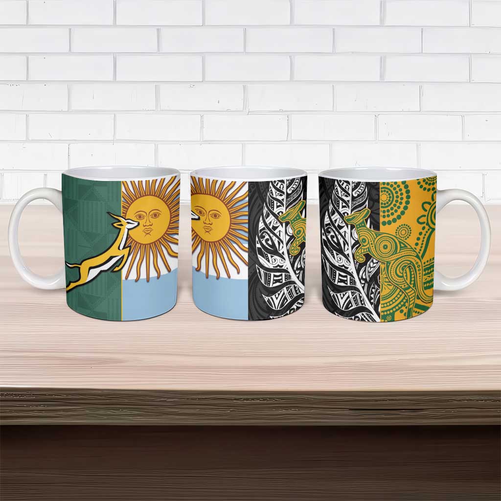 Rugby 2025 Championship Ceramic Mug Combination of Southern Hemisphere Countries - Wonder Print Shop