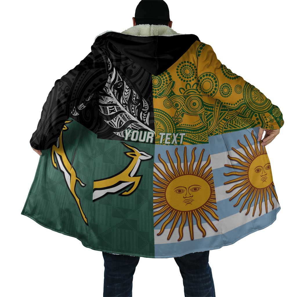 Personalised Rugby 2025 Championship Cloak Combination of Southern Hemisphere Countries - Wonder Print Shop