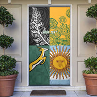 Personalised Rugby 2025 Championship Door Cover Combination of Southern Hemisphere Countries - Wonder Print Shop