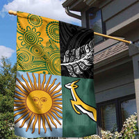 Rugby 2025 Championship Garden Flag Combination of Southern Hemisphere Countries - Wonder Print Shop