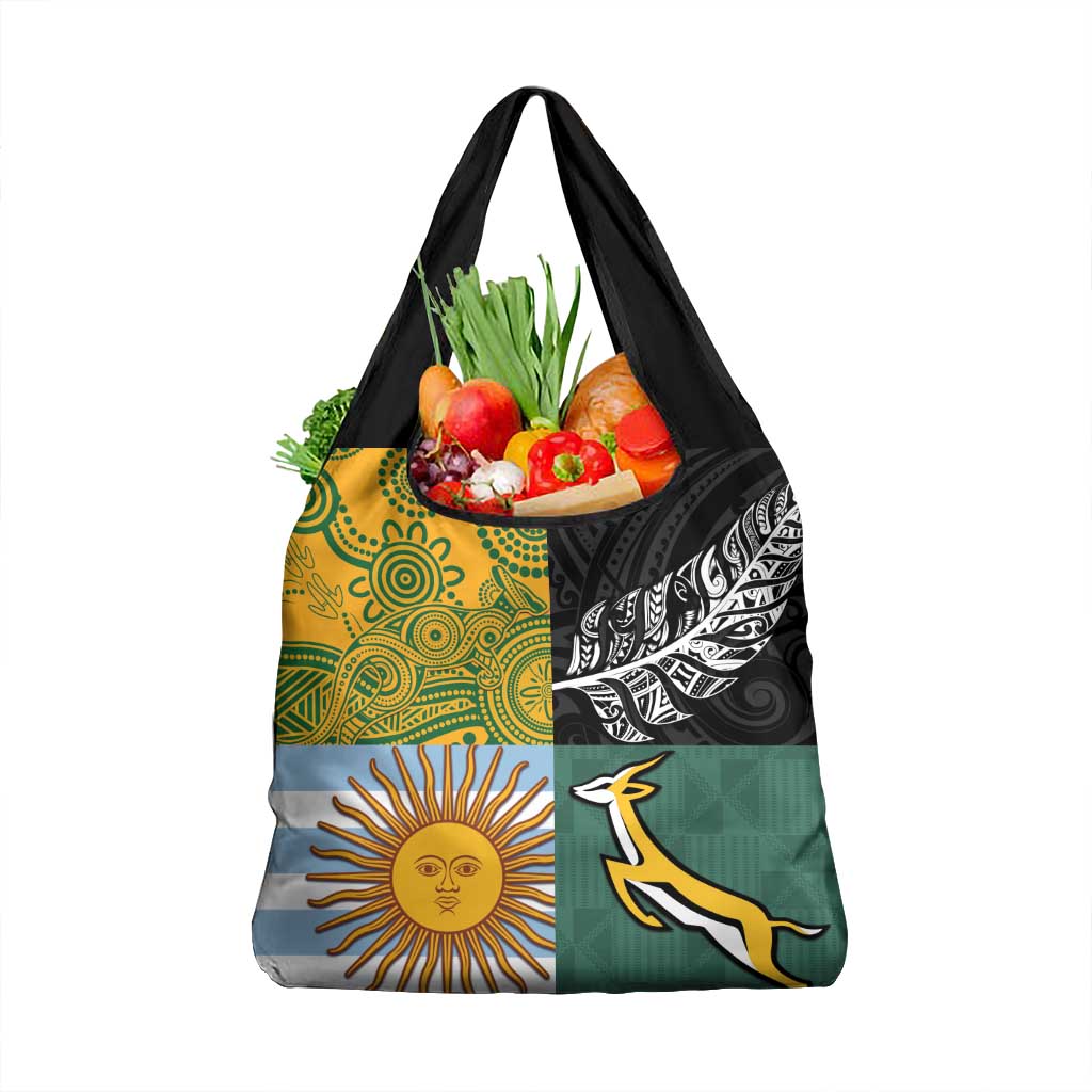 Rugby 2025 Championship Grocery Bag Combination of Southern Hemisphere Countries - Wonder Print Shop