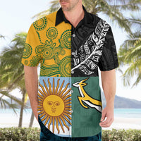 Personalised Rugby 2025 Championship Hawaiian Shirt Combination of Southern Hemisphere Countries - Wonder Print Shop