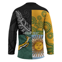 Personalised Rugby 2025 Championship Hockey Jersey Combination of Southern Hemisphere Countries - Wonder Print Shop