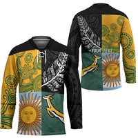 Personalised Rugby 2025 Championship Hockey Jersey Combination of Southern Hemisphere Countries - Wonder Print Shop