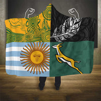 Rugby 2025 Championship Hooded Blanket Combination of Southern Hemisphere Countries - Wonder Print Shop