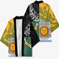 Personalised Rugby 2025 Championship Kimono Combination of Southern Hemisphere Countries - Wonder Print Shop