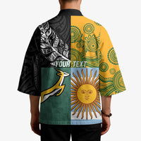Personalised Rugby 2025 Championship Kimono Combination of Southern Hemisphere Countries - Wonder Print Shop