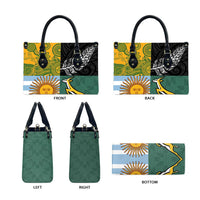 Rugby 2025 Championship Leather Bag Combination of Southern Hemisphere Countries - Wonder Print Shop