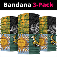 Rugby 2025 Championship Neck Gaiter Combination of Southern Hemisphere Countries - Wonder Print Shop