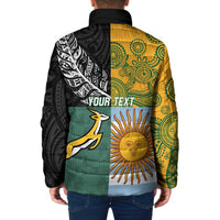 Personalised Rugby 2025 Championship Padded Jacket Combination of Southern Hemisphere Countries - Wonder Print Shop