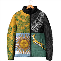 Personalised Rugby 2025 Championship Padded Jacket Combination of Southern Hemisphere Countries - Wonder Print Shop