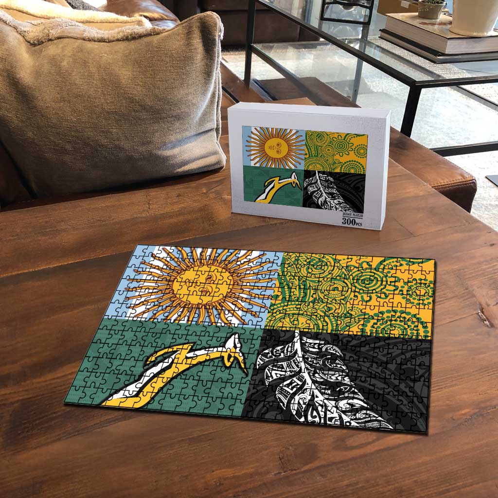 Rugby 2025 Championship Puzzle Combination of Southern Hemisphere Countries - Wonder Print Shop