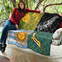 Rugby 2025 Championship Quilt Combination of Southern Hemisphere Countries - Wonder Print Shop