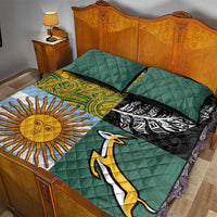 Rugby 2025 Championship Quilt Bed Set Combination of Southern Hemisphere Countries - Wonder Print Shop