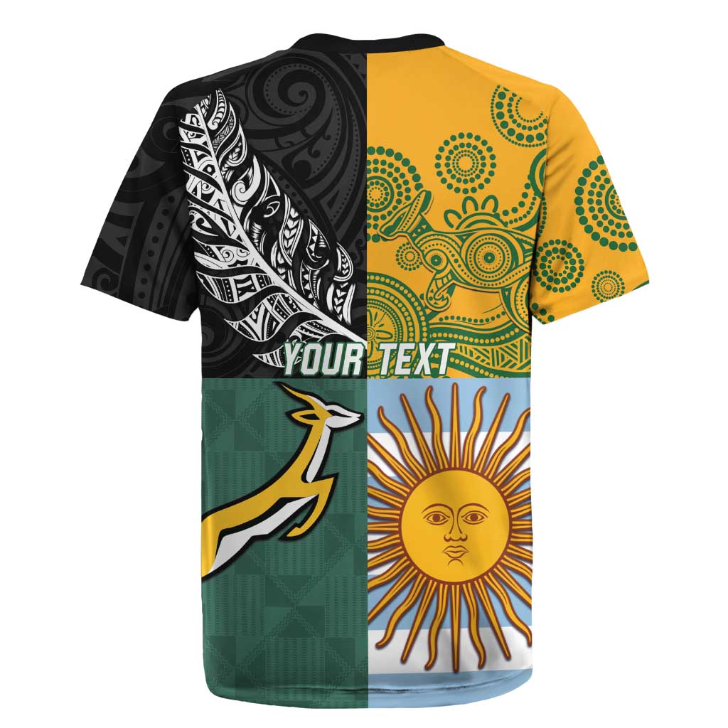 Personalised Rugby 2025 Championship Rugby Jersey Combination of Southern Hemisphere Countries - Wonder Print Shop