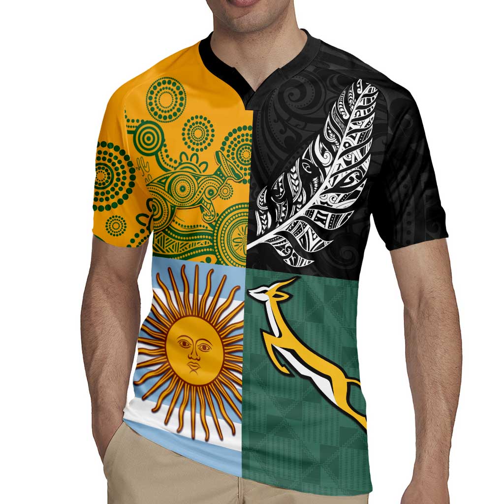 Personalised Rugby 2025 Championship Rugby Jersey Combination of Southern Hemisphere Countries - Wonder Print Shop