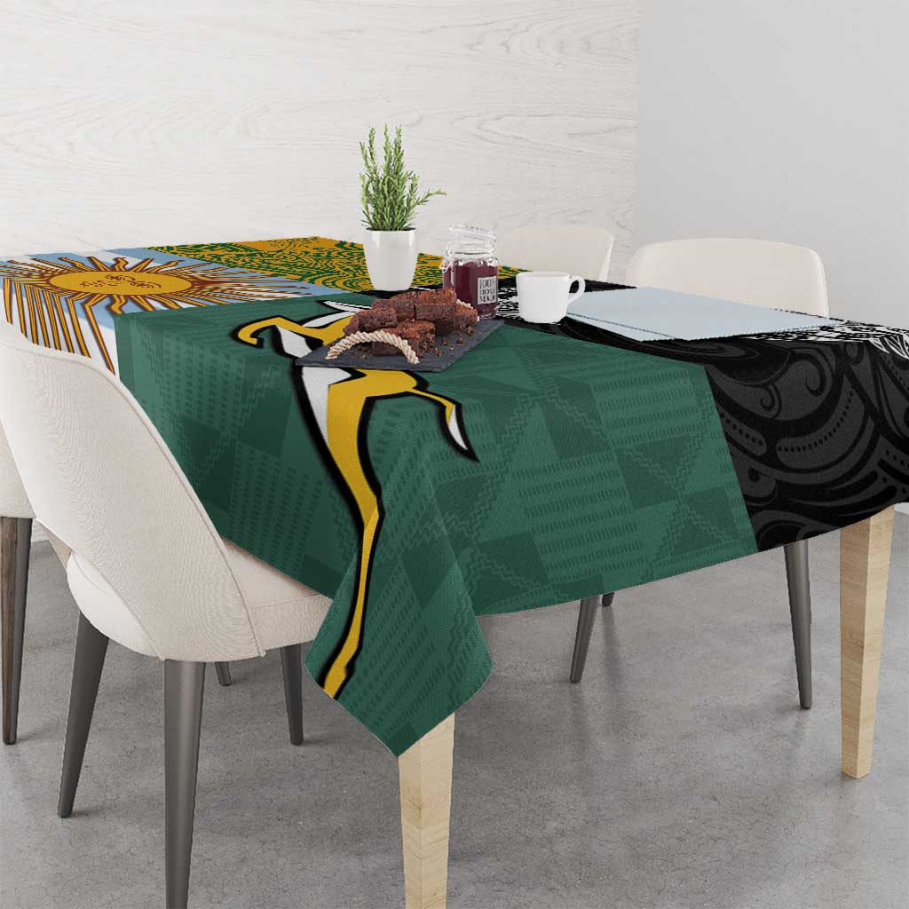 Rugby 2025 Championship Tablecloth Combination of Southern Hemisphere Countries - Wonder Print Shop