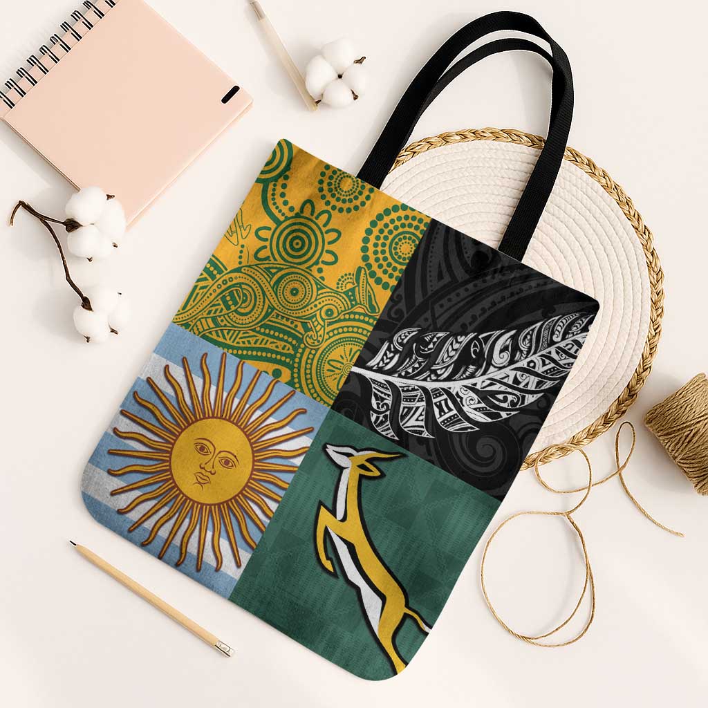 Rugby 2025 Championship Tote Bag Combination of Southern Hemisphere Countries - Wonder Print Shop