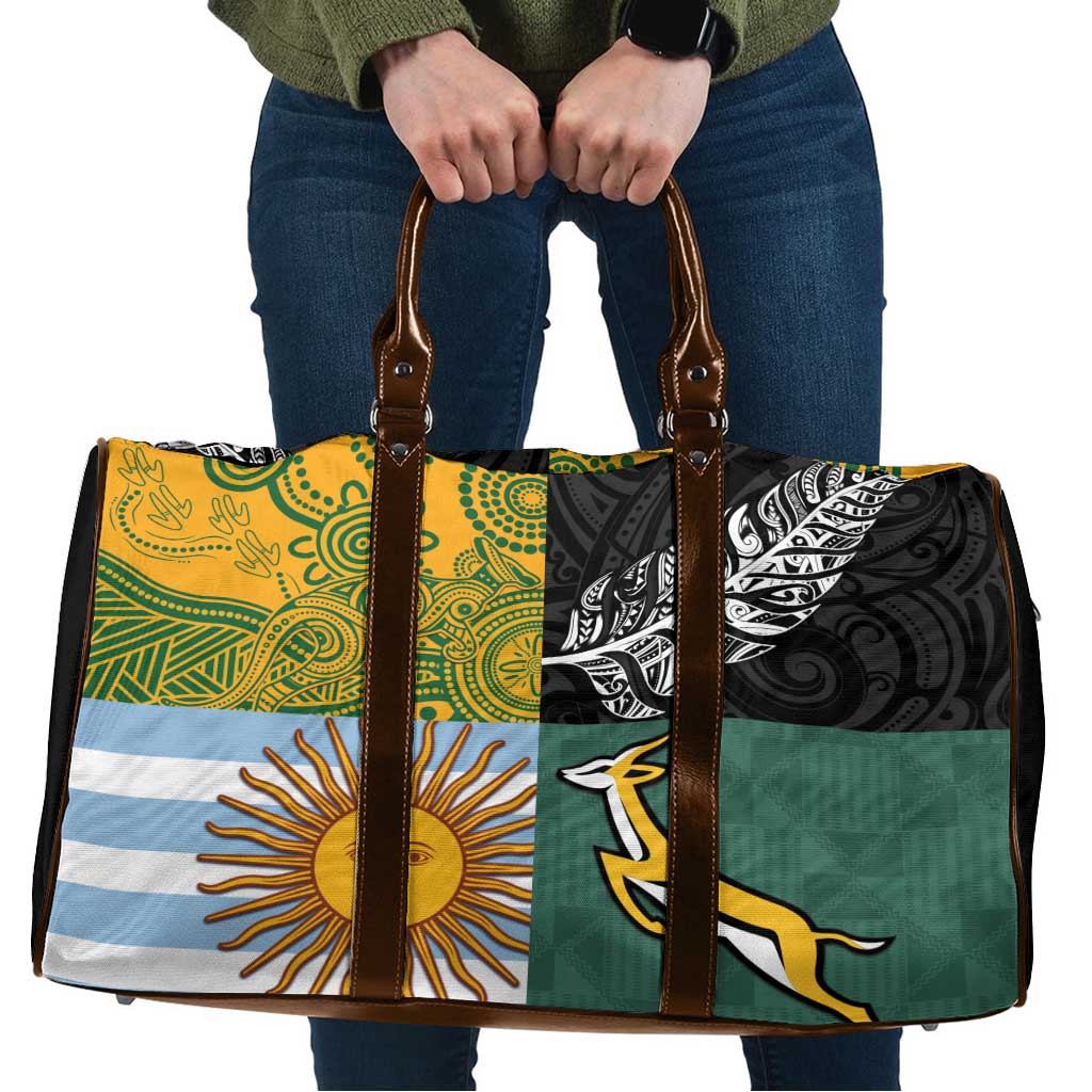 Rugby 2025 Championship Travel Bag Combination of Southern Hemisphere Countries - Wonder Print Shop