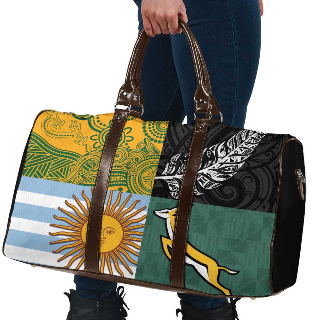 Rugby 2025 Championship Travel Bag Combination of Southern Hemisphere Countries - Wonder Print Shop