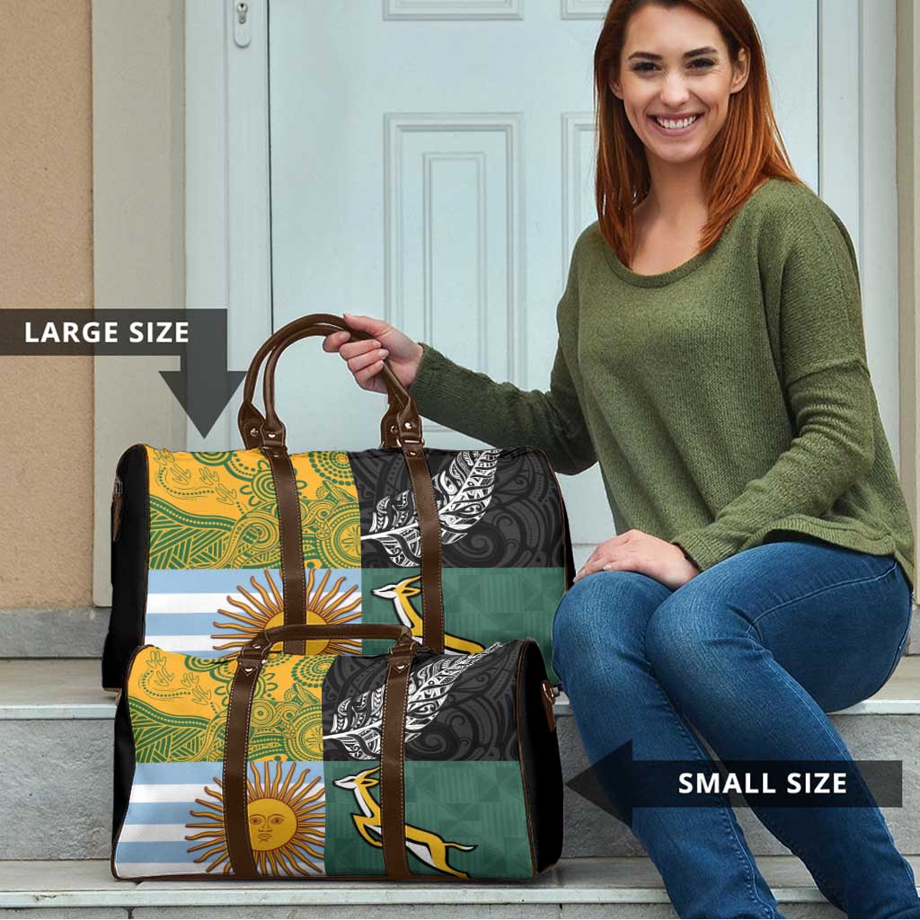 Rugby 2025 Championship Travel Bag Combination of Southern Hemisphere Countries - Wonder Print Shop