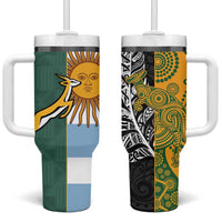 Rugby 2025 Championship Tumbler With Handle Combination of Southern Hemisphere Countries - Wonder Print Shop