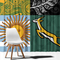 Rugby 2025 Championship Window Curtain Combination of Southern Hemisphere Countries - Wonder Print Shop