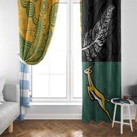 Rugby 2025 Championship Window Curtain Combination of Southern Hemisphere Countries - Wonder Print Shop