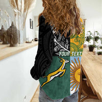 Personalised Rugby 2025 Championship Women Casual Shirt Combination of Southern Hemisphere Countries - Wonder Print Shop
