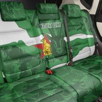 Custom Zimbabwe Rugby 2026 Back Car Seat Cover Go Sables Sporty Grunge Style