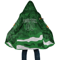 Custom Zimbabwe Rugby 2026 Cloak Go Sables Sporty Grunge Style