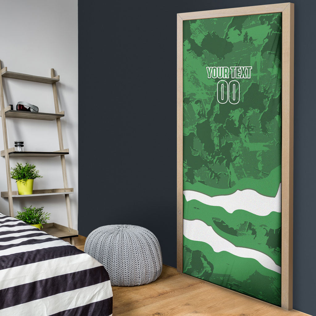 Custom Zimbabwe Rugby 2026 Door Cover Go Sables Sporty Grunge Style