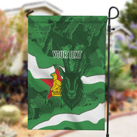 Custom Zimbabwe Rugby 2026 Garden Flag Go Sables Sporty Grunge Style