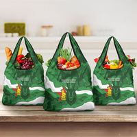 Custom Zimbabwe Rugby 2026 Grocery Bag Go Sables Sporty Grunge Style