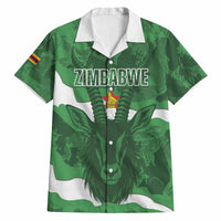 Custom Zimbabwe Rugby 2026 Hawaiian Shirt Go Sables Sporty Grunge Style