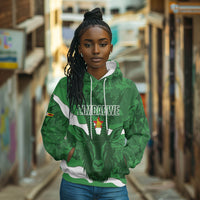 Custom Zimbabwe Rugby 2026 Hoodie Go Sables Sporty Grunge Style