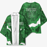 Custom Zimbabwe Rugby 2026 Kimono Go Sables Sporty Grunge Style
