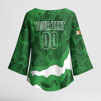 Custom Zimbabwe Rugby 2026 Kimono Sleeve Blouse Go Sables Sporty Grunge Style